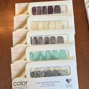 Color Street Glitter and Patterned Nail Strips Collection